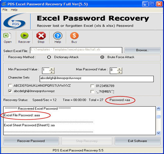 excel password recovery lastic